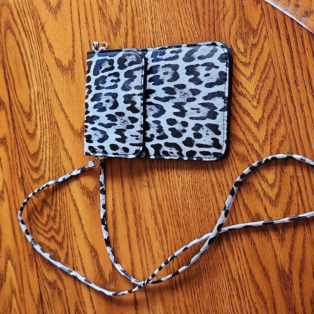 Leopard Print Crossbody Purse